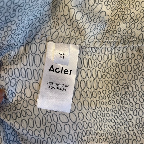 ACLER Doheny Dress in Monochrome Snake size 2 - Picture 9 of 11